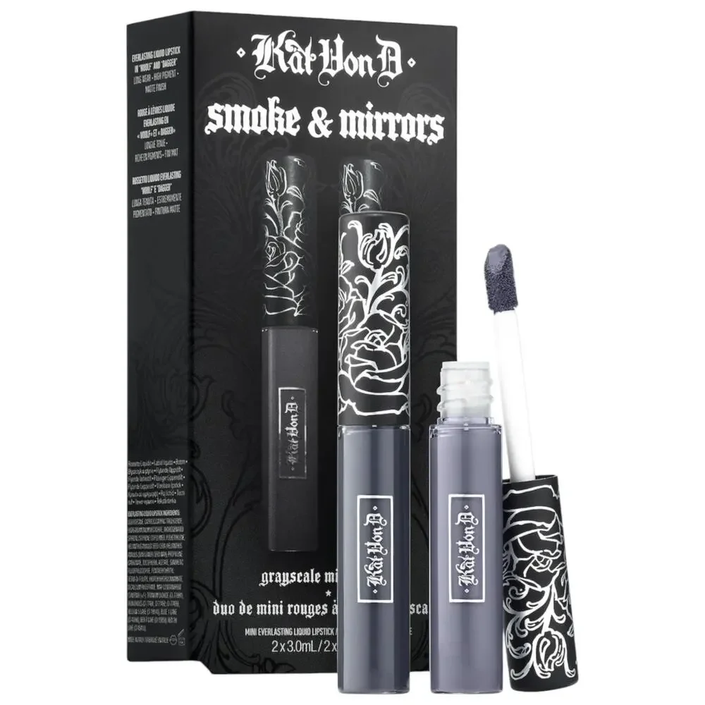 KVD Kitten Mini Smoke & Mirrors Grayscale Liquid Lip